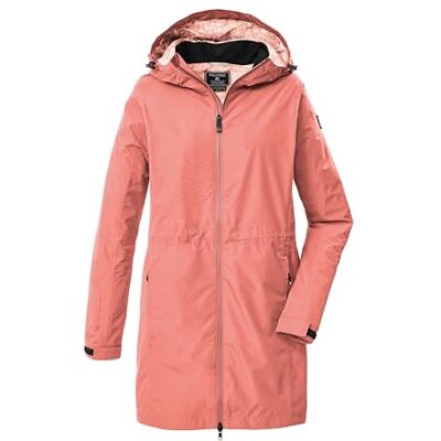 Killtec Damen Funktionsparka/Parka wasserdicht mit Kapuze KOS 35 WMN PRK, hell pfirsich, 36, 43936-000 Killtec Damen Funktionsparka/Parka wasserdicht mit Kapuze KOS 35 WMN PRK, hell pfirsich, 36, 43936-000