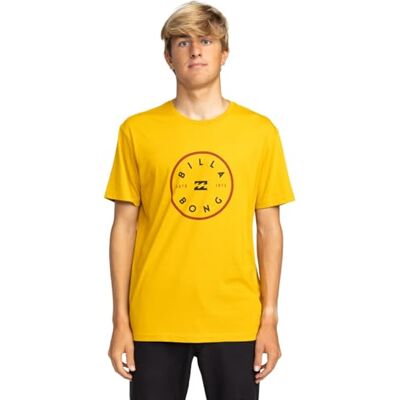 Billabong Rotor Kurzarm T-Shirt für Jungen Gelb Billabong Rotor Kurzarm T-Shirt für Jungen Gelb