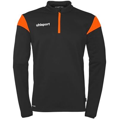 uhlsport Squad 27 1/4 Zip Top Fußball Langarm Fußball-Top und Sport-Pullover im Unisex-Schnitt uhlsport Squad 27 1/4 Zip Top Fußball Langarm Fußball-Top und Sport-Pullover im Unisex-Schnitt