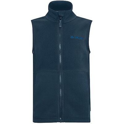 VAUDE Kinder Fleece Weste Kids Pulex Vest II, warm, weich, pflegeleicht und schnelltrocknend, dark sea, 104 VAUDE Kinder Fleece Weste Kids Pulex Vest II, warm, weich, pflegeleicht und schnelltrocknend, dark sea, 104