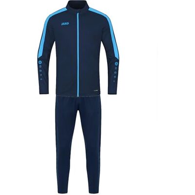 JAKO Damen Trainingsanzug Polyester Power, Marine/Skyblue, 36 JAKO Damen Trainingsanzug Polyester Power, Marine/Skyblue, 36