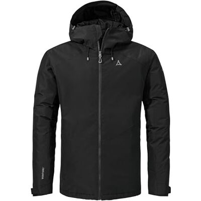 Schöffel Herren Ins Jacket Style Wildkar MNS, wetterfeste Outdoorjacke mit 2-Wege-Stretch, atmungsaktiver, wasserdichter Anorak mit verstellbarer Kapuze, black, 46 Schöffel Herren Ins Jacket Style Wildkar MNS, wetterfeste Outdoorjacke mit 2-Wege-Stretch, atmungsaktiver, wasserdichter Anorak mit verstellbarer Kapuze, black, 46