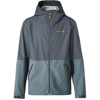 VAUDE Men's Neyland 2.5L Jacket Outdoorjacke für Herren wasserdicht und atmungsaktiv leicht und klein verpackbar, heron, S VAUDE Men's Neyland 2.5L Jacket Outdoorjacke für Herren wasserdicht und atmungsaktiv leicht und klein verpackbar, heron, S
