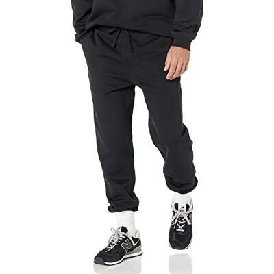 Amazon Herren Unten geschlossene Jogginghose mit lockerer Passform (erhältlich in Big & Tall), Schwarz, M Amazon Herren Unten geschlossene Jogginghose mit lockerer Passform (erhältlich in Big & Tall), Schwarz, M