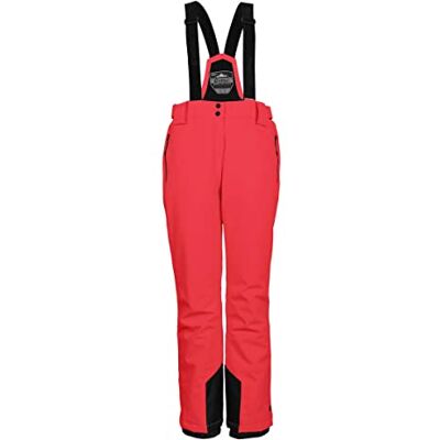 Killtec Damen Funktionshose/Skihose mit abnehmbaren Trägern, Kantenschutz und Schneefang KSW 249 WMN SKI PNTS, neon-Coral, 38, 37559-000 Killtec Damen Funktionshose/Skihose mit abnehmbaren Trägern, Kantenschutz und Schneefang KSW 249 WMN SKI PNTS, neon-Coral, 38, 37559-000
