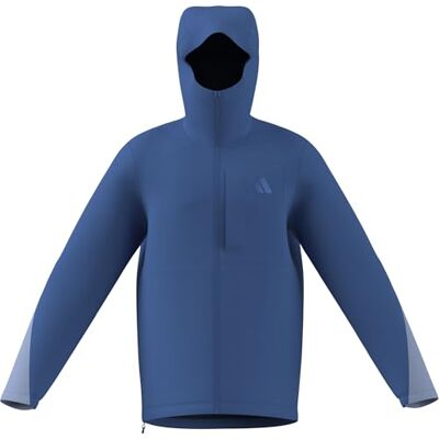 Adidas Men's Terrex Multi 2.5 Layer CLIMAPROOF Rain Jacket, ray blue/glow blue, L Adidas Men's Terrex Multi 2.5 Layer CLIMAPROOF Rain Jacket, ray blue/glow blue, L