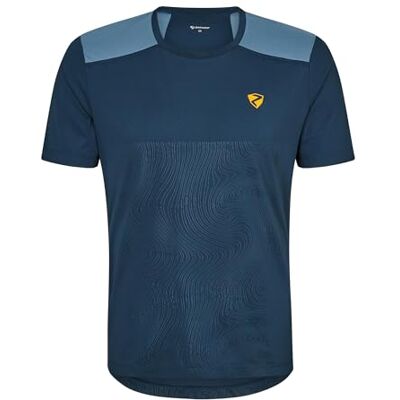 ZIENER NEMINDO Blau Stretch-T-Shirt - Outdoorbekleidung ZIENER NEMINDO Blau Stretch-T-Shirt - Outdoorbekleidung