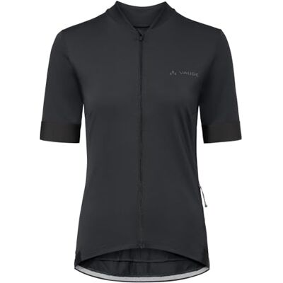 VAUDE Women's Kuro FZ Tricot II, Damen Radtrikot, Passform: Slim fit, Black, 40 VAUDE Women's Kuro FZ Tricot II, Damen Radtrikot, Passform: Slim fit, Black, 40