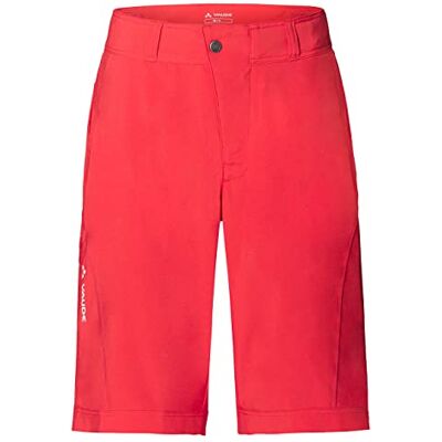 VAUDE Women's Ledro Shorts Gepolsterte MTB-Shorts mit Innenhose atmungsaktive & elastische Fahrradhose, Flame, 40 VAUDE Women's Ledro Shorts Gepolsterte MTB-Shorts mit Innenhose atmungsaktive & elastische Fahrradhose, Flame, 40