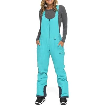 ARCTIX Damen Essential Isolierte Latzhose, Bluebird, 4X (28W-30W) Short ARCTIX Damen Essential Isolierte Latzhose, Bluebird, 4X (28W-30W) Short