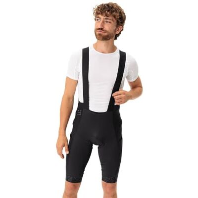 VAUDE Men's Kuro Bib Tights II, Herren Trägerhose zum Radfahren, Passform: Slim fit, Black, XXL VAUDE Men's Kuro Bib Tights II, Herren Trägerhose zum Radfahren, Passform: Slim fit, Black, XXL