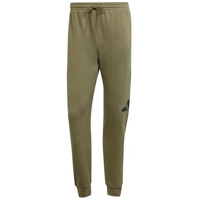 Adidas Herren Essentials Big Logo French Terry Pants, Olive strata/Black, S Adidas Herren Essentials Big Logo French Terry Pants, Olive strata/Black, S