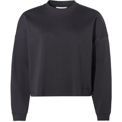 VAUDE Damen Pullover Najun LS Shirt, aus GOTS-zertifizierter Bio-Baumwolle, phantom black, 44 VAUDE Damen Pullover Najun LS Shirt, aus GOTS-zertifizierter Bio-Baumwolle, phantom black, 44