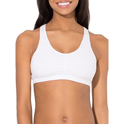 Fruit of the Loom Damen Shirred Front Racerback Shirred-Front Racerback Bra (3er Pack) Fruit of the Loom Damen Shirred Front Racerback Shirred-Front Racerback Bra (3er Pack)