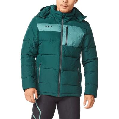 2XU Herren Utility Isolationsjacke Jacke, Pine/Silver Sage, XL 2XU Herren Utility Isolationsjacke Jacke, Pine/Silver Sage, XL
