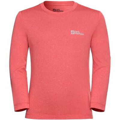 Jack Wolfskin Mädchen Actamic K Longsleeve, Sunset Coral, 164 EU Jack Wolfskin Mädchen Actamic K Longsleeve, Sunset Coral, 164 EU
