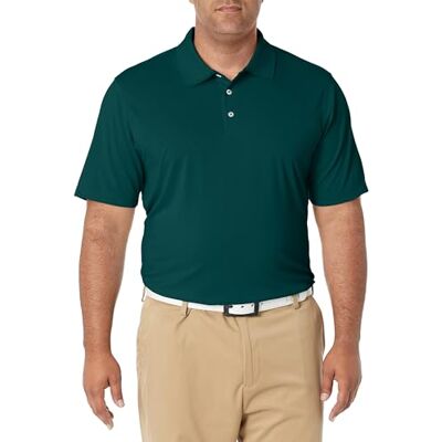Amazon Herren Golf-Poloshirt, Schnell trocknend, Kurzarm, Dunkelgrün, M Amazon Herren Golf-Poloshirt, Schnell trocknend, Kurzarm, Dunkelgrün, M