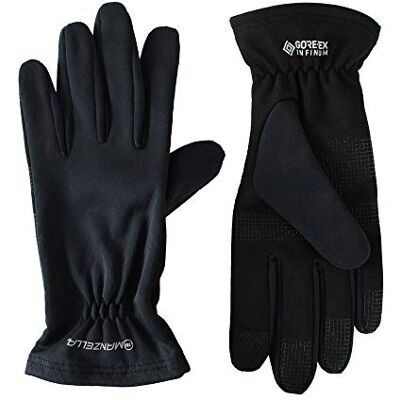 Manzella Damen Leichter Gore-Tex Infinium Handschuh, Touchscreen-fähig mit winddichtem Schutz vor kaltem Wetter, Schwarz, Small Manzella Damen Leichter Gore-Tex Infinium Handschuh, Touchscreen-fähig mit winddichtem Schutz vor kaltem Wetter, Schwarz, Small