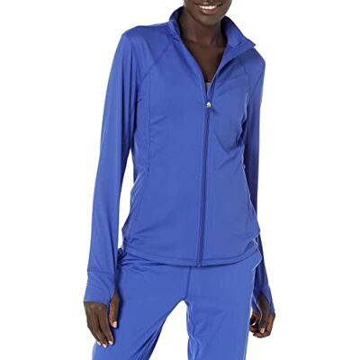 Amazon Damen Fleecejacke mit durchgehendem Reißverschluss, Gebürsteter Tech-Stretch, Königsblau, 4XL Große Größen (Erhältlich in Übergröße) Amazon Damen Fleecejacke mit durchgehendem Reißverschluss, Gebürsteter Tech-Stretch, Königsblau, 4XL Große Größen (Erhältlich in Übergröße)