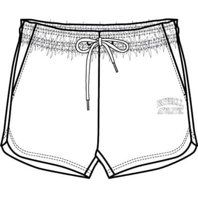 Russell Athletic Damen Shorts Rosa-Shorts Russell Athletic Damen Shorts Rosa-Shorts