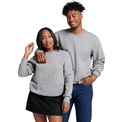 Russell Athletic Herren, Feuchtigkeitstransport, Baumwollmischung, Entspannte Passform, Größen S-4x Dri-Power Fleece Sweatshirt, Oxford, Large Russell Athletic Herren, Feuchtigkeitstransport, Baumwollmischung, Entspannte Passform, Größen S-4x Dri-Power Fleece Sweatshirt, Oxford, Large