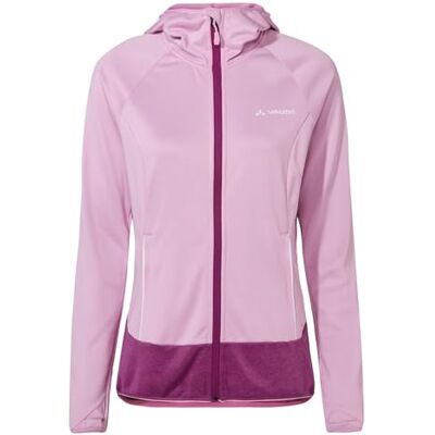 VAUDE Fleecejacke Damen Tekoa Fleece Jacket II, funktionelle Fleece Übergangsjacke mit Kapuze, warme Zwischenjacke zum Wandern mit Stretch-Anteil, Passform: Slim fit, raspberry, 46 VAUDE Fleecejacke Damen Tekoa Fleece Jacket II, funktionelle Fleece Übergangsjacke mit Kapuze, warme Zwischenjacke zum Wandern mit Stretch-Anteil, Passform: Slim fit, raspberry, 46