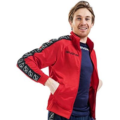 Givova Herren Giacca Tricot Band Weste Givova Herren Giacca Tricot Band Weste