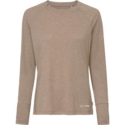 VAUDE Damen Longsleeve Skomer LS T-Shirt III, perfekt als Baselayer, atmungsaktiv, schnelltrocknend und geruchshemmend, Oat, 34 VAUDE Damen Longsleeve Skomer LS T-Shirt III, perfekt als Baselayer, atmungsaktiv, schnelltrocknend und geruchshemmend, Oat, 34
