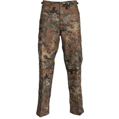 Mil-Tec US Ranger Hose Typ BDU • Herren Cargohose mit 6 geräumigen Taschen • Taktische Hose mit verstellbarem Kordelzug & Gürtelschlaufen • Feldhose für Outdoor, Arbeit & Freizeit • Flecktarn, M Mil-Tec US Ranger Hose Typ BDU • Herren Cargohose mit 6 geräumigen Taschen • Taktische Hose mit verstellbarem Kordelzug & Gürtelschlaufen • Feldhose für Outdoor, Arbeit & Freizeit • Flecktarn, M