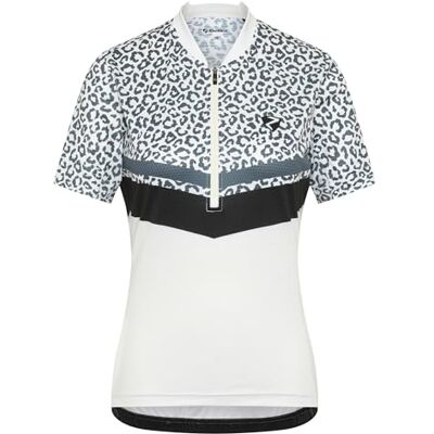 Ziener Damen Naladia-z Funktionelles Fahrradtrikot mit halbem Front-Reißverschluss Ziener Damen Naladia-z Funktionelles Fahrradtrikot mit halbem Front-Reißverschluss