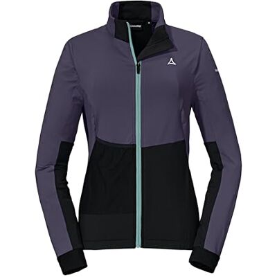Schöffel Damen Fleece Jacket Iurreta L, Fahrradjacke mit 4D Body Mapping, schnelltrocknender Materialmix mit Fleece und Stretch, mit Taschen, Tattoo, 36 Schöffel Damen Fleece Jacket Iurreta L, Fahrradjacke mit 4D Body Mapping, schnelltrocknender Materialmix mit Fleece und Stretch, mit Taschen, Tattoo, 36