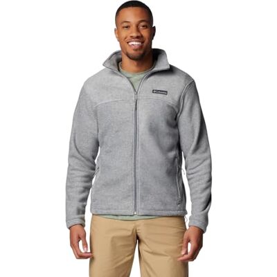 Columbia Herren Steens Mountain Full Zip 2.0 Sweater Fleecejacke, Hellgrau (Light Grey Heather), Large Hoch Columbia Herren Steens Mountain Full Zip 2.0 Sweater Fleecejacke, Hellgrau (Light Grey Heather), Large Hoch