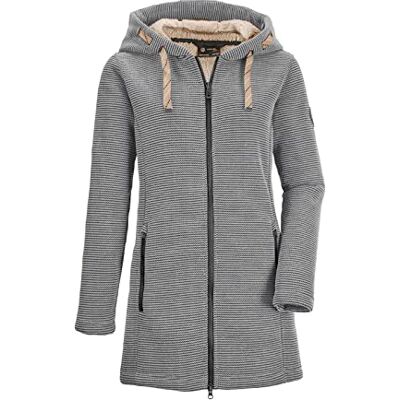 G.I.G.A. DX Damen Casual Strickfleeceparka/Fleecejacke mit Kapuze GW 54 WMN KNTFLC PRK, gebrochenes weiss, 40, 37640-000 G.I.G.A. DX Damen Casual Strickfleeceparka/Fleecejacke mit Kapuze GW 54 WMN KNTFLC PRK, gebrochenes weiss, 40, 37640-000