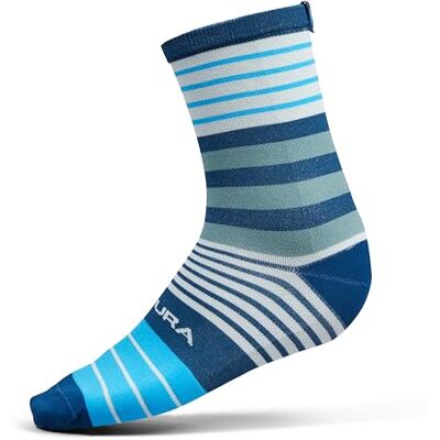 Endura Herren Block Radsport-Socken (Doppelpack) Leicht Feuchtigkeitsableitend Socken, Blau, S-M Endura Herren Block Radsport-Socken (Doppelpack) Leicht Feuchtigkeitsableitend Socken, Blau, S-M