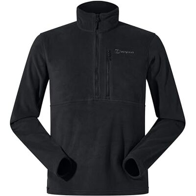 Berghaus Herren Prism Micro Polartec Fleece-Jacke Zusätzliche Wärme Besonders bequem Midlayer, Schwarz/Schwarz, M Berghaus Herren Prism Micro Polartec Fleece-Jacke Zusätzliche Wärme Besonders bequem Midlayer, Schwarz/Schwarz, M