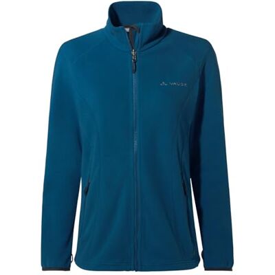 VAUDE Damen Rosemoor Fleecejacke, Zip-In-Funktion, angenehm warm und atmungsaktiv, shore blue, 36 VAUDE Damen Rosemoor Fleecejacke, Zip-In-Funktion, angenehm warm und atmungsaktiv, shore blue, 36