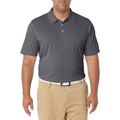 Amazon Herren Golf-Poloshirt, Schnell trocknend, Kurzarm, Kohlegrau Meliert, XXL Amazon Herren Golf-Poloshirt, Schnell trocknend, Kurzarm, Kohlegrau Meliert, XXL
