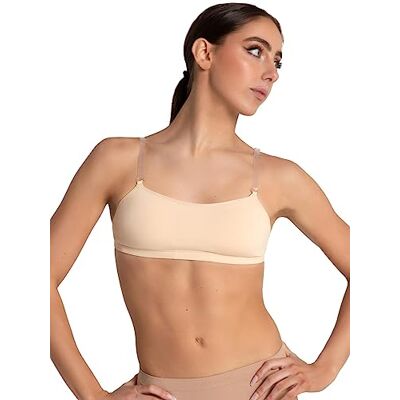 Capezio Damen Camisole Bra w/BraTek BH Top, Nude, S Capezio Damen Camisole Bra w/BraTek BH Top, Nude, S
