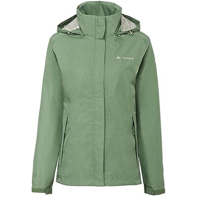 VAUDE Escape Light Regenjacke Damen – wasserdicht, atmungsaktiv und winddicht mit 2-Lagen-Membran, verstaubare Kapuze, 420g leicht, willow green,38 VAUDE Escape Light Regenjacke Damen – wasserdicht, atmungsaktiv und winddicht mit 2-Lagen-Membran, verstaubare Kapuze, 420g leicht, willow green,38