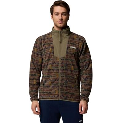 Columbia Herren Sequoia Grove™ Printed Full Zip Fleecejacke Mit Durchgehendem Reißverschluss, Stone Green Horizons, S EU Columbia Herren Sequoia Grove™ Printed Full Zip Fleecejacke Mit Durchgehendem Reißverschluss, Stone Green Horizons, S EU