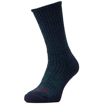 Bridgedale Herren Wandersocken aus Merinowolle, mittelschwer, Größe L, Marineblau Bridgedale Herren Wandersocken aus Merinowolle, mittelschwer, Größe L, Marineblau