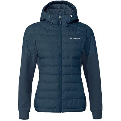 VAUDE Damen Isolationsjacke Elope Hybrid Jacket, atmungsaktiv, wind- und wasserabweisend und pflegeleicht, Passform: Slim fit, dark sea, 40 VAUDE Damen Isolationsjacke Elope Hybrid Jacket, atmungsaktiv, wind- und wasserabweisend und pflegeleicht, Passform: Slim fit, dark sea, 40