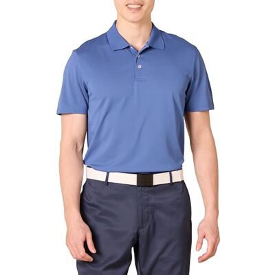 Amazon Herren Golf-Poloshirt, Kurzärmelig, Schmal Geschnitten, Schnell Trocknend, Verwaschenes Blau, XXL Amazon Herren Golf-Poloshirt, Kurzärmelig, Schmal Geschnitten, Schnell Trocknend, Verwaschenes Blau, XXL