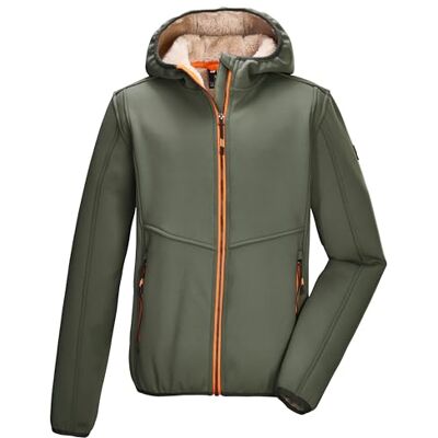 Killtec Jungen Fleecejacke mit Kapuze KOW 240 BYS FLC JCKT, oliv, 128, 43703-000 Killtec Jungen Fleecejacke mit Kapuze KOW 240 BYS FLC JCKT, oliv, 128, 43703-000