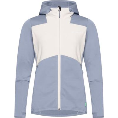 VAUDE Damen Fleece Jacke Monviso Hooded Grid Fleece Jacket, elastisch, warm, feuchtigkeitsregulierend und schnelltrocknend, Passform: Slim fit, dark iris, 40 VAUDE Damen Fleece Jacke Monviso Hooded Grid Fleece Jacket, elastisch, warm, feuchtigkeitsregulierend und schnelltrocknend, Passform: Slim fit, dark iris, 40