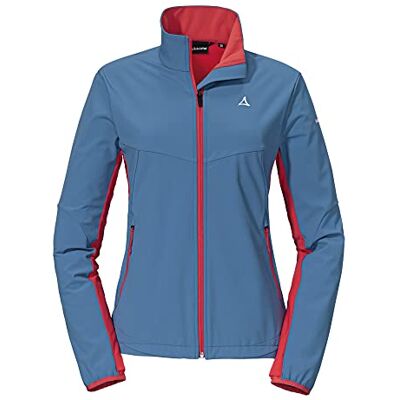 Schöffel Damen Softshell Jacket Rinnen L, wind- und wasserabweisende Winter Wanderjacke mit Body Mapping Technologie, atmungsaktive Outdoorjacke für Wintersport, daisy blue, 34 Schöffel Damen Softshell Jacket Rinnen L, wind- und wasserabweisende Winter Wanderjacke mit Body Mapping Technologie, atmungsaktive Outdoorjacke für Wintersport, daisy blue, 34