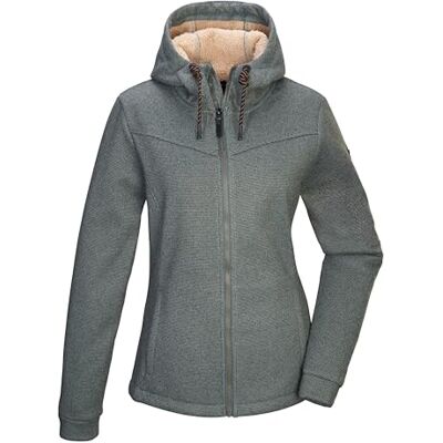 G.I.G.A. DX Damen Strickfleecejacke/Fleecejacke mit Kapuze GW 38 WMN KNTFLC JCKT, aquaverde, 48, 43550-000 G.I.G.A. DX Damen Strickfleecejacke/Fleecejacke mit Kapuze GW 38 WMN KNTFLC JCKT, aquaverde, 48, 43550-000