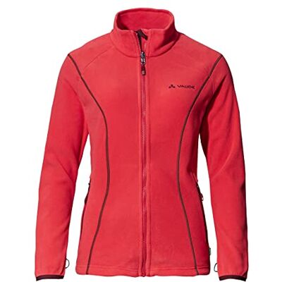 VAUDE Damen Rosemoor Fleecejacke, Zip-In-Funktion, angenehm warm und atmungsaktiv, flame, 48 VAUDE Damen Rosemoor Fleecejacke, Zip-In-Funktion, angenehm warm und atmungsaktiv, flame, 48