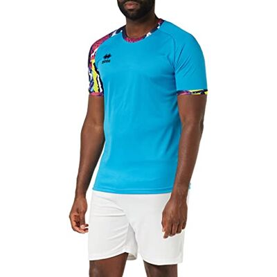 Errea Paddy Trikot MC T-Shirt, Cyan, S Herren, Cyan, Small Errea Paddy Trikot MC T-Shirt, Cyan, S Herren, Cyan, Small