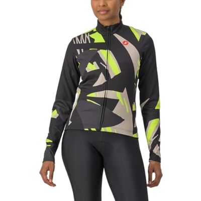 CASTELLI 4523547-010 TROPICALE LS Jersey T-Shirt Unisex Black Größe S CASTELLI 4523547-010 TROPICALE LS Jersey T-Shirt Unisex Black Größe S